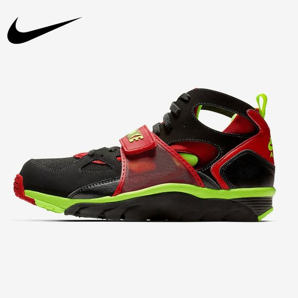 Nike Air Trainer Hurache Black Red Volt Strap - Picture 4 of 8